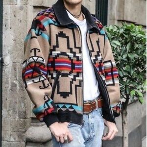 Vintage PENDLETON High Grade Western Wear Southwestern Jacket Large